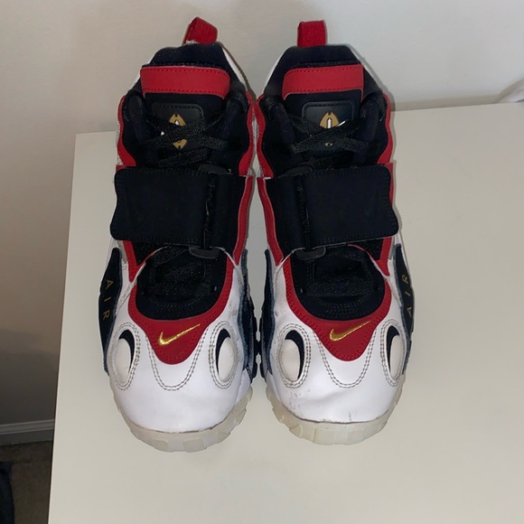 Men’s Size 9 - Nike Air Max Speed Turf 49ers 2017, Red Gold White and Black - Picture 4 of 12